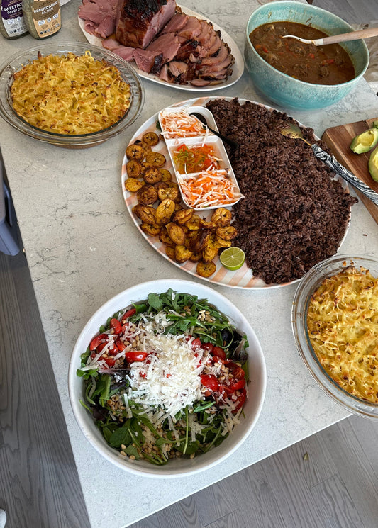 Oven Baked Plantains (Diced)